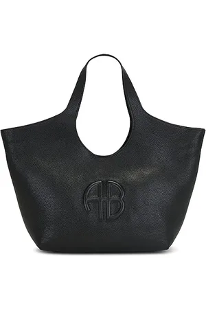 ANINE BING Bolso tote medium lili en color negro talla all en - Black. Talla all.
