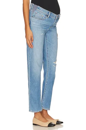 Hatch Vaqueros premamá novio en color denim claro talla 24 en - Denim-Light. Talla 24 (también en 25, 26, 27, 28, 29, 30).