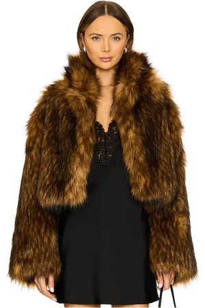 Adrienne Landau Chaqueta teddy bomber en color marrón talla L en - Brown. Talla L (también en S).