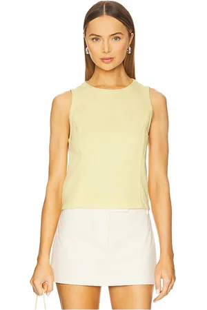 RAG&BONE Top sin mangas myla en color amarillo limon talla M en - Lemon. Talla M (también en S, XL, XS, XXS).