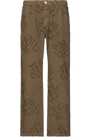 Oas Pantalones dobby billie en color talla L en - Grey. Talla L (también en M, S, XL/1X).