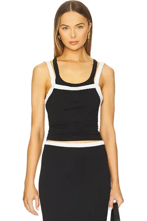 The Line By K Top sin mangas salome en color talla L en - Black. Talla L (también en M, S, XS).