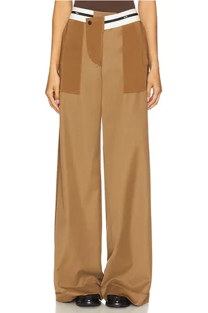MONSE Pantalones al revés inside out en color talla 2 en - Brown. Talla 2 (también en 4, 6).