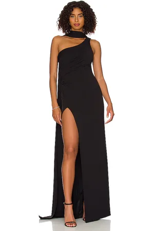 Katie May Vestido largo amina en color talla L en - Black. Talla L (también en S, XS).