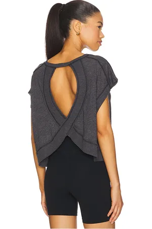 Free People Camiseta x fp movement my time en color charcoal talla L en - Charcoal. Talla L (también en M, S, XS).