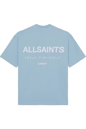 AllSaints Camiseta underground en color azul talla L en - Blue. Talla L (también en M, S, XL/1X).