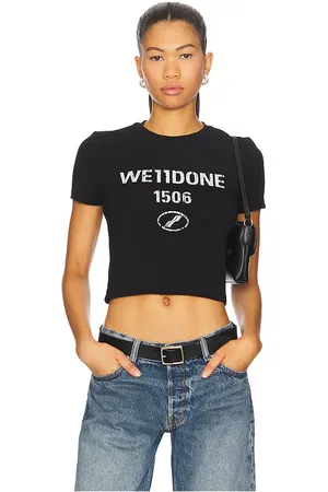 We11 Done Camiseta gráfica en color talla L en - Black. Talla L (también en M, S, XS).
