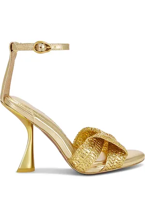 Cult Gaia Sandalia zephyr en color oro metálico talla 35 en - Metallic Gold. Talla 35 (también en 35.5, 36, 36.5, 37.5).