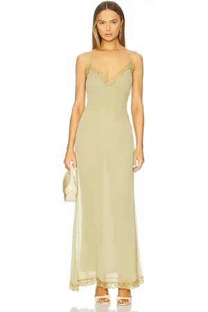 SNDYS Vestido frida en color verde salvia talla L en - Sage. Talla L (también en M, S, XL, XS, XXL).