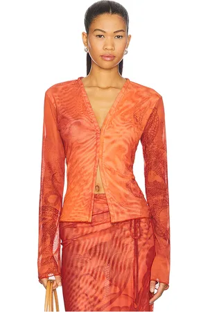 Jade Cropper Cárdigan en color rojo talla 34 en - Red. Talla 34 (también en 36, 38, 40).