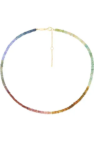 Shashi Collar de cuentas aisha en color verde talla all en - Green. Talla all.