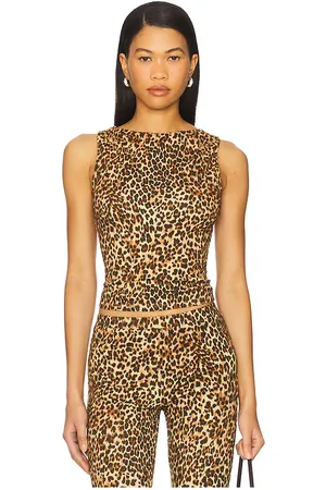Lovers And Friends Lainey top en color bronce talla L en - Tan. Talla L (también en M, S, XL, XS, XXS).