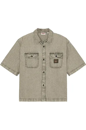 Guess Camisa en color gris talla L en - Grey. Talla L (también en M, S, XL/1X).