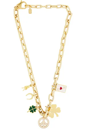ELIZABETH COLE Collar lucky you en color oro metálico talla all en - Metallic Gold. Talla all.