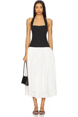 LPA Vestido clara en color negro, blanco talla L en - Black,White. Talla L (también en M, S, XL, XS, XXS).