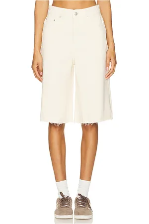 DL1961 Lucila high rise short en color ivory talla 23 en - Ivory. Talla 23 (también en 25, 26, 27, 28, 29, 30, 31, 32).