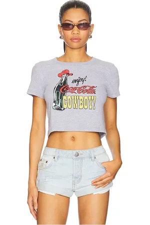 Junk Food Camiseta tirantes baby enjoy coke cowboy en color gris talla L en - Grey. Talla L (también en M, S, XL, XS).