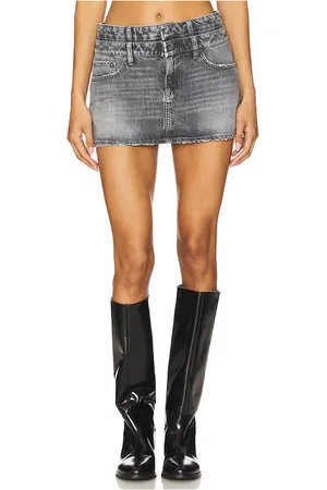 3x1 Mini falda vaquera celine en color gris talla 25 en - Grey. Talla 25 (también en 27, 28).