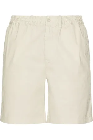 Quiet Golf Short de sarga monogram en color ivory talla L en - Ivory. Talla L (también en M, XL/1X, XXL/2X).