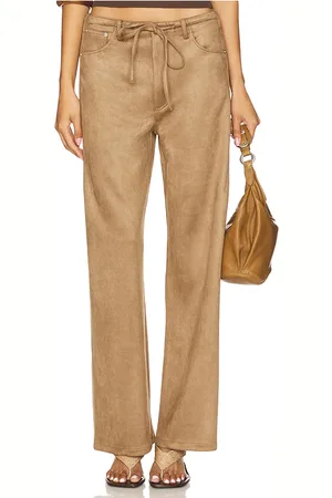Lioness Pantalón dusty en color marrón talla L en - Brown. Talla L (también en M, S, XS, XXS).