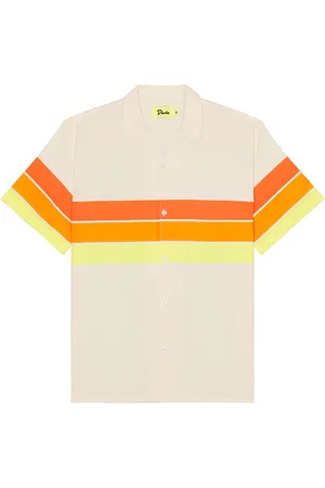 Duvin Camisa abotonada horizon en color naranja talla L en - Orange. Talla L (también en M, S, XL/1X).