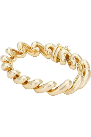 MIRANDA FRYE Brazalete page en color oro metálico talla all en - Metallic Gold. Talla all.