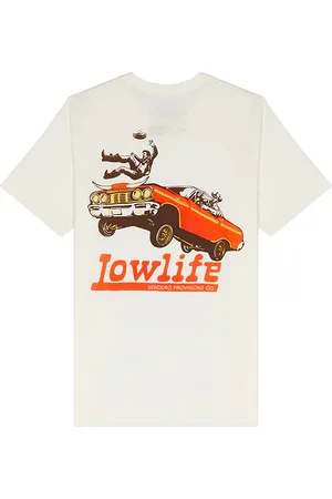 Sendero Provisions Camiseta low life en color talla L en - White. Talla L (también en M, S, XL/1X).
