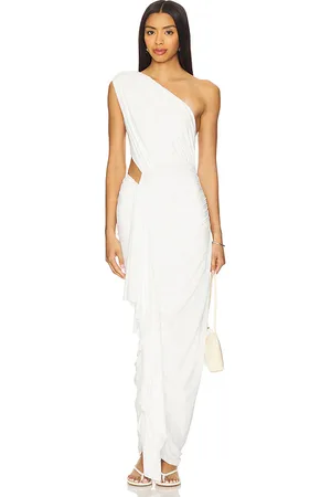 superdown Vestido juliet en color talla L en - White. Talla L (también en M, S, XL, XS, XXS).