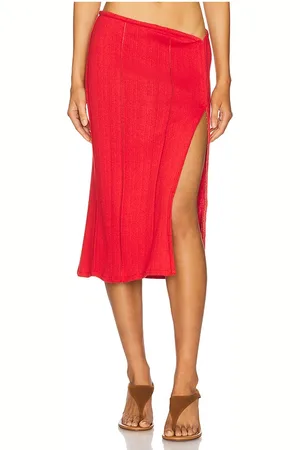 Jade Cropper Falda en color talla 34 en - Red. Talla 34 (también en 38).