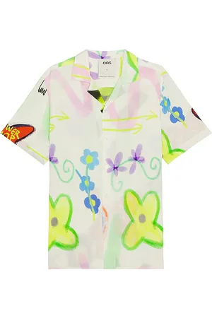 Oas Camisa en color ivory talla L en - Ivory. Talla L (también en S, XL/1X).