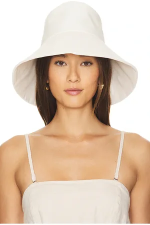 Janessa Leone Sombrero walker en color crema talla M en - Cream. Talla M (también en S, XL).