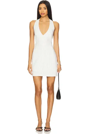 Lioness Vestido mariner en color blanco talla L en - White. Talla L (también en M, S, XL, XS).