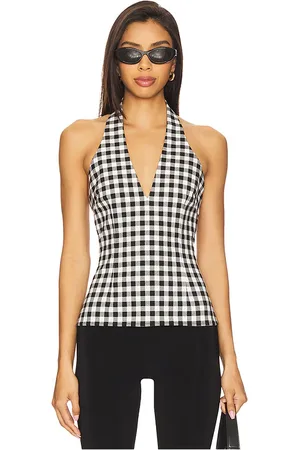 MAJORELLE Birdie top en color negro, blanco talla L en - Black,White. Talla L (también en M, S, XL, XS).