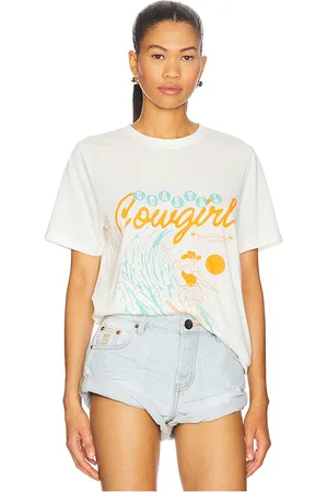 Sendero Provisions Camiseta gráfica coastal cowgirl en color blanco talla L en - White. Talla L (también en