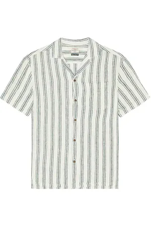 Faherty Camisa campestre palma en color ivory talla L en - Ivory. Talla L (también en M, S, XL/1X).