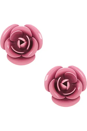 Rowen Rose Pendientes de rosa oversized en color talla all en - Pink. Talla all.