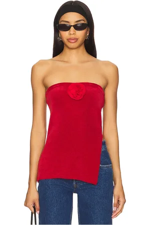 With Jéan Belle top en color talla L en - Red. Talla L (también en M, S, XL).