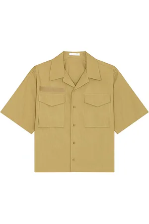 Helmut Lang Camisa boxy field en color marrón talla L en - Brown. Talla L (también en M, XL/1X).