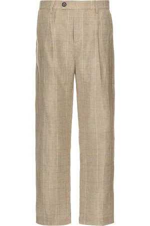 Corridor Pantalones plisados plaid en color marrón talla 31 en - Brown. Talla 31 (también en 32, 36).