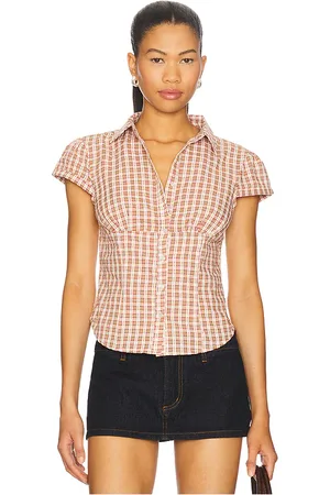 Lioness Mon cheri blouse en color red,neutral talla L en - Red,Neutral. Talla L (también en M, S, XS).