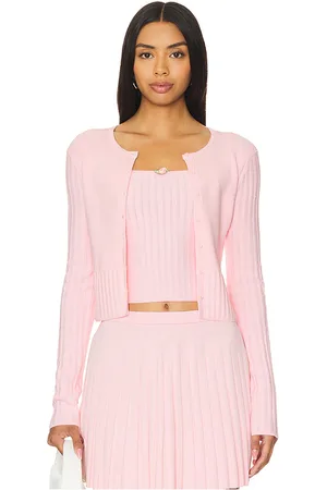 MAJORELLE Cárdigan lenda en color rosado talla M en - Pink. Talla M (también en S, XS).