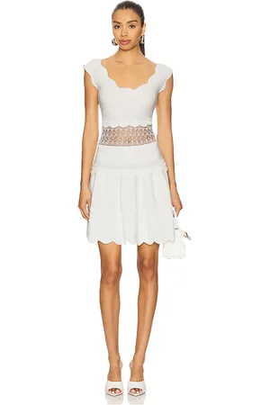 ALEXIS Vestido hopper en color talla L en - White. Talla L (también en M, S, XS).