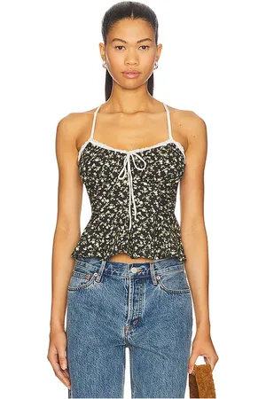 Free People Camiseta tirantes sammi en color charcoal talla L en - Charcoal. Talla L (también en M, S, XL, XS).