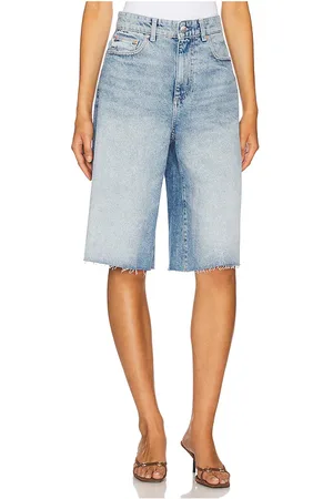 DL1961 Lucila high rise short en color azul talla 24 en - Blue. Talla 24 (también en 26, 27, 28, 31, 32).
