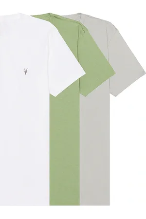 AllSaints Paquete de 3 camisetas tonic en color blanco talla L en White Green & Grey - White. Talla L (también en M, S, XL/1X).