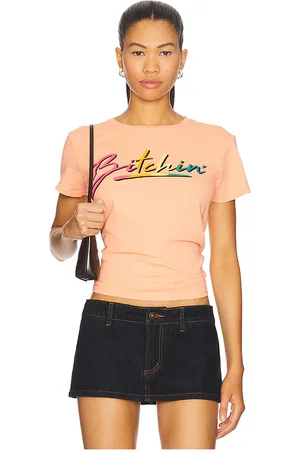 Mother Camiseta goodie goodie en color durazno talla L en - Peach. Talla L (también en M, S, XL, XS).