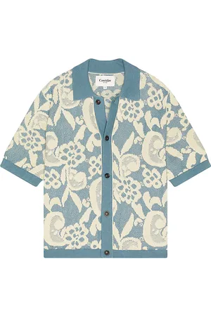 Corridor Camisa botones floral en color talla L en - Blue. Talla L (también en M).
