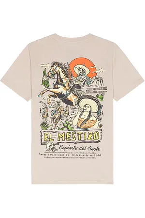 Sendero Provisions Camiseta mestizo en color crema talla L en - Cream. Talla L (también en M, S, XL/1X).