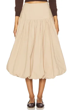 ASTR Falda skirt en color talla L en - Tan. Talla L (también en M, S, XL, XS).