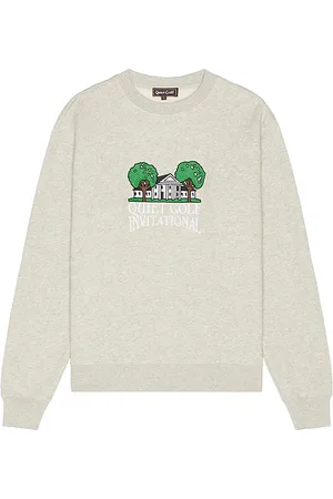 Quiet Golf Sudadera invitational en color gris claro talla L en - Light Grey. Talla L (también en M, S, XL/1X, XXL/2X).